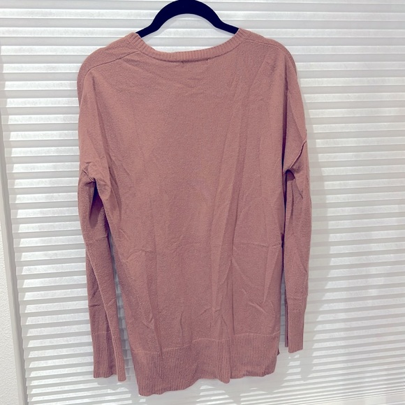 Small, mauve, long-sleeved Trouvee sweater - Picture 3 of 3